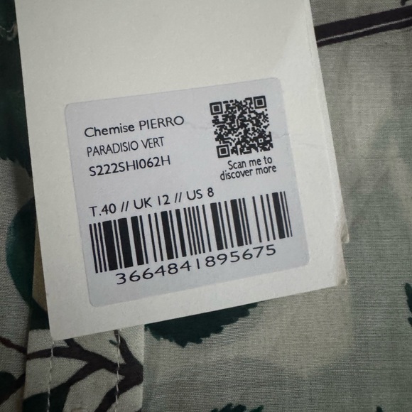 NWT Sezane x Inoui Paradiso Green Pierro - Picture 4 of 4